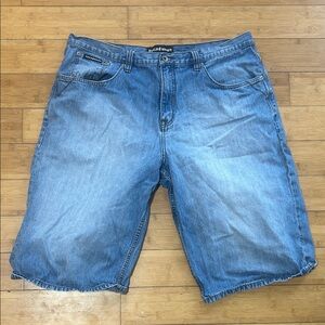 Rocawear Y2K Light Blue Jean Shorts for Men